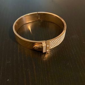 Swarovski rose gold and Crystal bracelet.